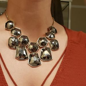 Large rhinestone necklace